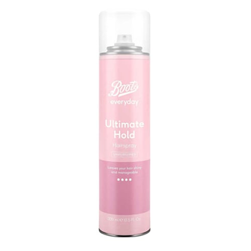 Boots Everyday Ultimate Hold Hairspray Unperfumed 300ml •