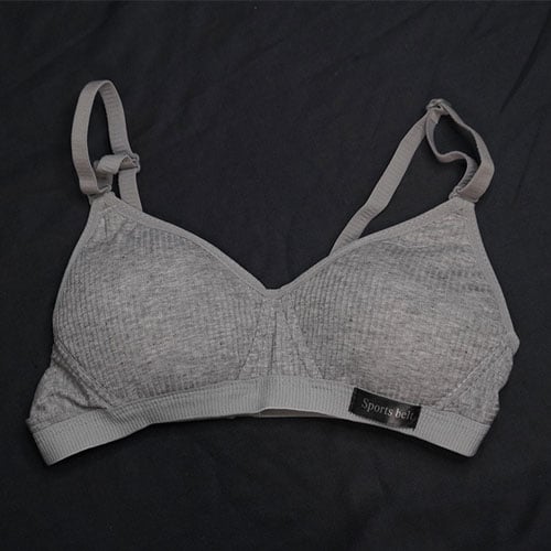 Soft Padded Bra For Women - 34-M Gray