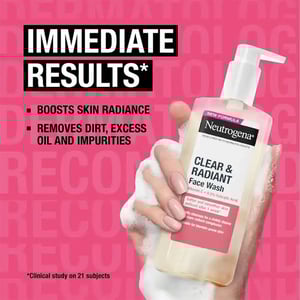 Neutrogena Clear & Radiant Face Wash with Vitamin C & Pink Grapefruit 200ml