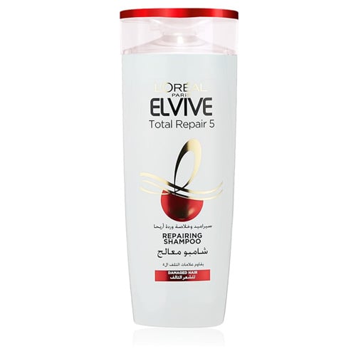 L’Oreal Paris Elvive Total Repair 5 Repairing Shampoo For Damaged Hair 400ml •