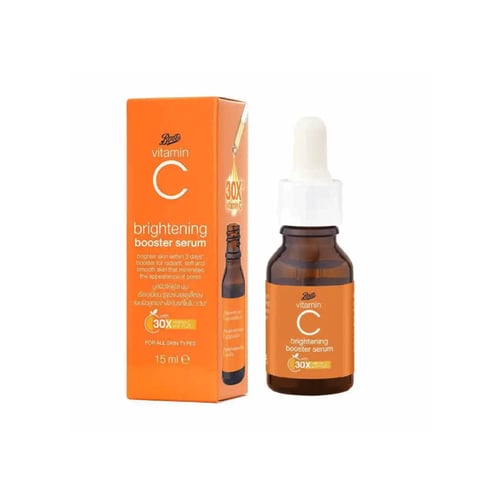 Boots Vitamin C Brightening Booster Serum 15ml•