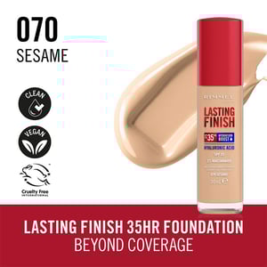 Rimmel London Lasting Finish 35H Up To Foundation 30ml - 070 SESAME
