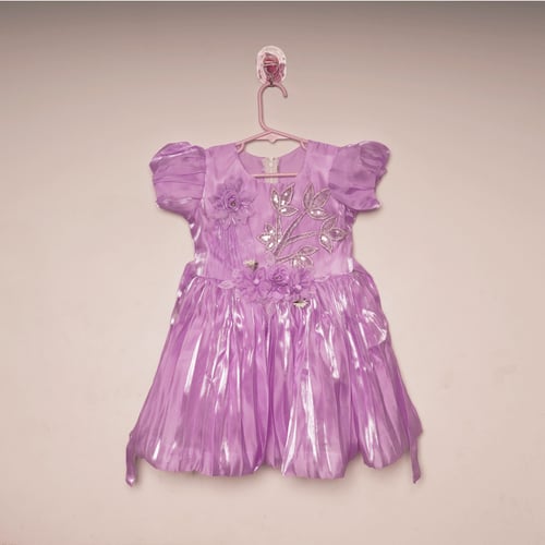Baby Party Dress (2.5 - 5 Years) - TMEC-04 Purple