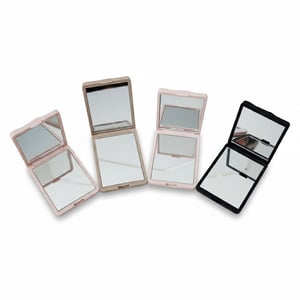 Foldable Rectangular Duo Mirror - Off-White