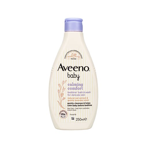 Aveeno Baby Calming Comfort Bedtime Bath Wash 250ml•