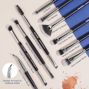 MAANGE Makeup Brush 20pcs - Black