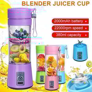 Portable Electric & Rechargeable Battery Juice Blender - Lavender