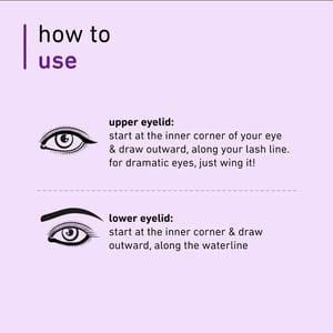 Plum Creamy Smooth Kohl Kajal 0.35gm - Deep Black