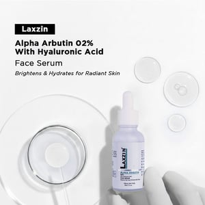 Laxzin Alpha Arbutin 02% With Hyaluronic Acid Serum 30ml