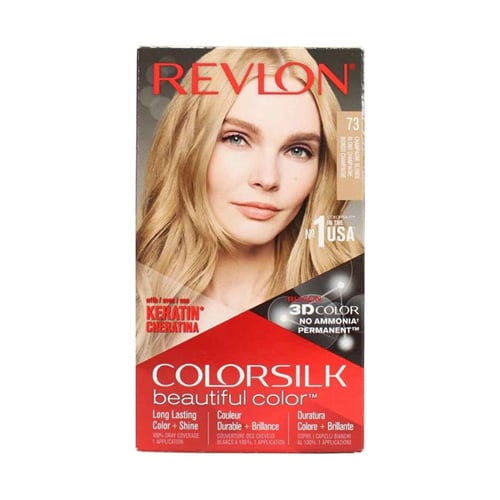 Revlon ColorSilk Beautiful 3D Hair Color - 73 Champagne Blonde  •