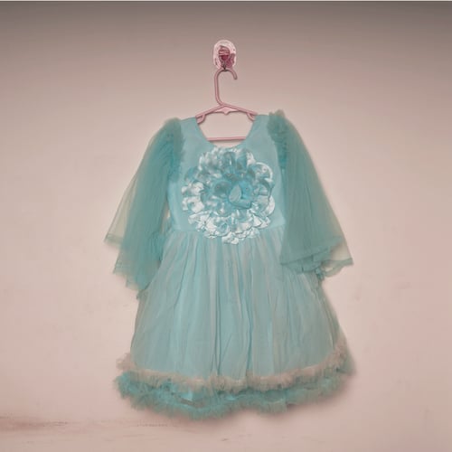 Baby Party Dress (2.5 - 5 Years) - TMEC-05 Sky Blue