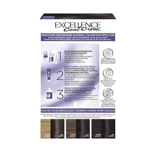 L'Oreal Paris Excellence Cool Creme Haircolour - 4.11 Ultra Ash Brown •
