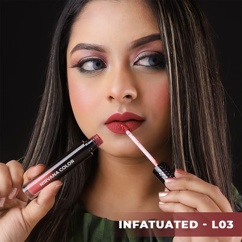 Nirvana Liquid Matte Lipstick 5ml - Infatuated L03
