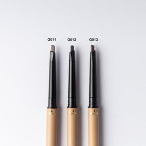 Guerniss Natural and Delicate Double Headed Eyebrow Pencil - G012 Grey Black