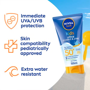 Nivea Sun Kids Ultra Protect And Play Lotion 150ml SPF 50+ •