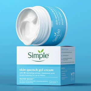 Simple Water Boost Skin Quench Gel Cream 50ml•