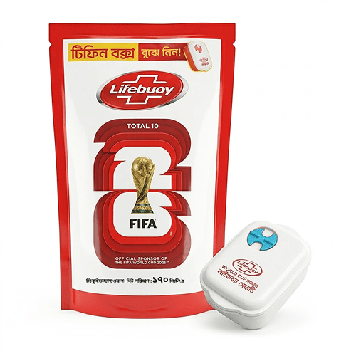 Lifebuoy Liquid Hand Wash Refill Pack 170ml - Total 10 (Get Tiffin Box Free)