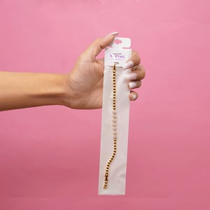 Women High Quality AD Stone Bracelet With Pouch - 005