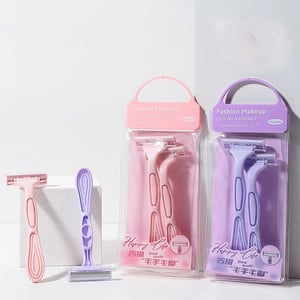 LMLTOP Fashion Makeup Comfort & Portable Razor 2pc - Pink