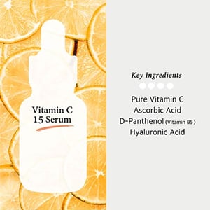 Cos De BAHA Vitamin C 15% Ascorbic Acid Serum 30ml - VA •