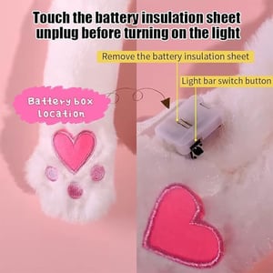 Ear Pop Up Lighting Cap - Pink Jigglypuff