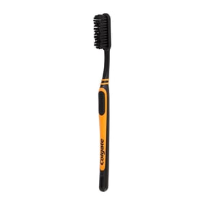 Colgate Double Action Charcoal Toothbrush - Orange