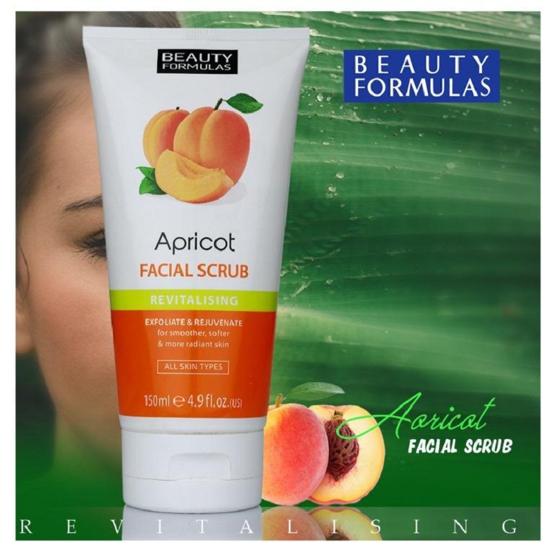Beauty Formulas Revitalising Apricot Facial Scrub 150ml