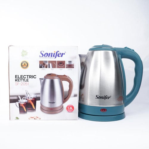 Sonifer Stainless Steel Electric Kettle 1.8L •