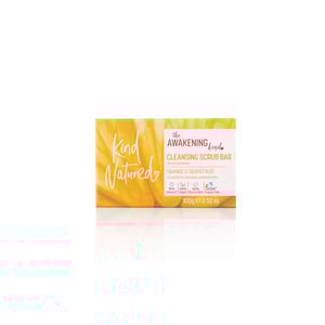 Kind Natured Awaken Grapefruit & Orange Cleansing Scrub Bar 100g
