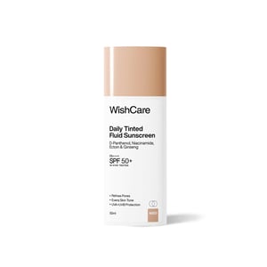 WishCare Daily Fluid Tinted Sunscreen 50ml SPF50 PA++++ M203 •
