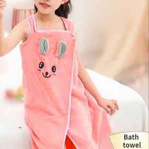 Wearable Bath Towel - Peach Pink