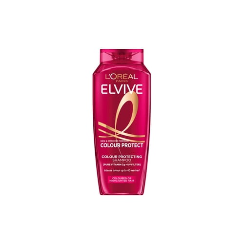 L'Oreal Elvive Colour Protecting Shampoo For Colored or Highlighted Hair 250ml •