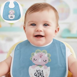 Bibs For Baby - Dinosaur In Egg