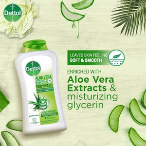 Dettol Aloe Vera Soft & Smooth Bodywash 250ml
