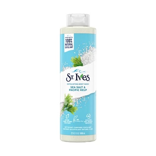 St. Ives Sea Salt & Pacific Kelp Exfoliating Body Wash 650ml •