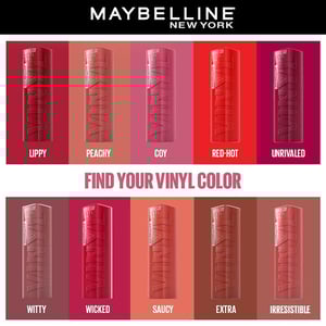 Maybelline New York Super Stay Vinyl Ink Longwear Liquid Lipstick 4.2ml - 65 Saucy