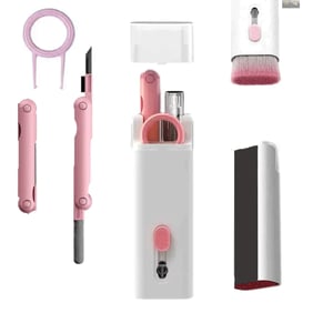 7 In 1 Multifunctional Cleaning Brush - Pink
