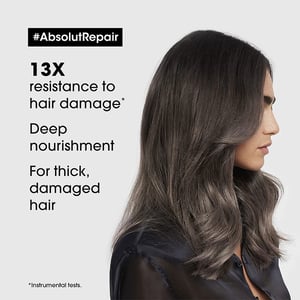 L'Oreal Paris Professionnel Serie Expert Absolut Repair Shampoo For Dry & Damaged Hair 300ml •