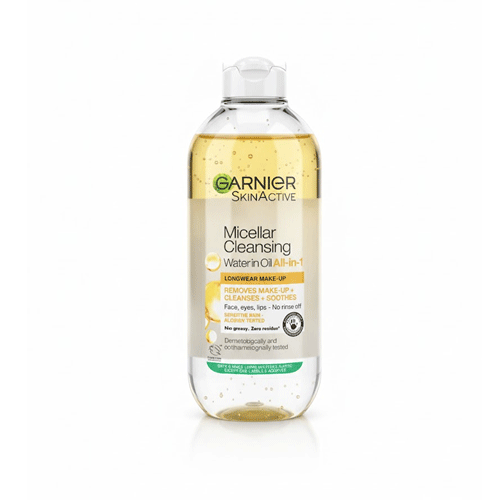 Garnier Skin Active Micellar Oil Infused Cleansing Water For Dry & Sensitive Skin 400ml  •