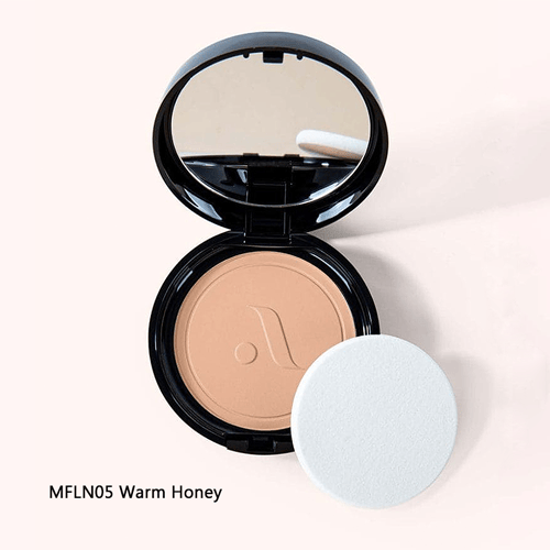 Absolute Locked-In Silky Matte Finish Medium Coverage Smoothing Powder Foundation - MFLN05 Warm Honey