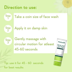 WishCare Salicylic Face Wash 100ml  •