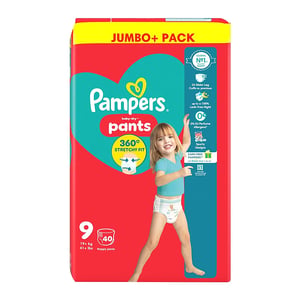 Pampers Baby Dry Pants Size 9 (19+ KG) 40pcs •