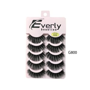 Everly Beauties Series 5Pairs False Eyelash Set - G800