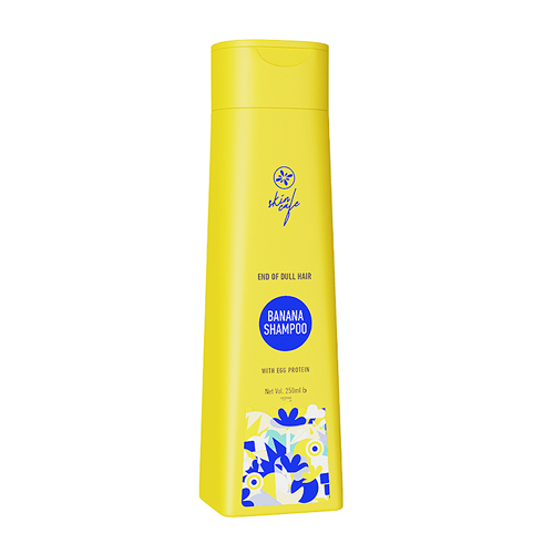 Skin Cafe Banana With Egg Protein Shampoo For Dull Hair 250ml