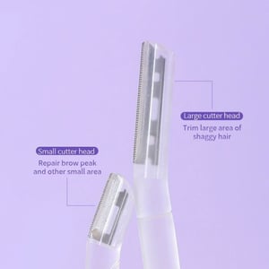 LMLTOP Transparent Eyebrow And Facial Razor 3pcs