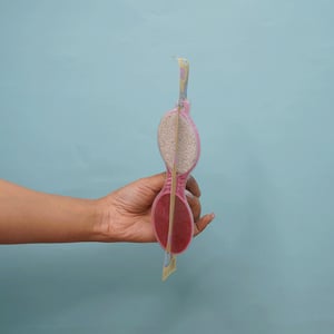 Plastic Foot File Double sided 4 in 1 Washable Foot Brush - Pink