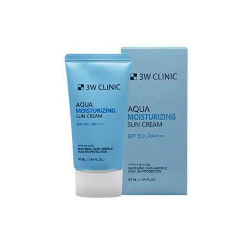 3W Clinic Aqua Moisturizing Sunscreen 60ml SPF50+PA++++ •