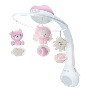 Infantino 3-in-1 Projector Musical Mobile For Baby - Pink (9142)