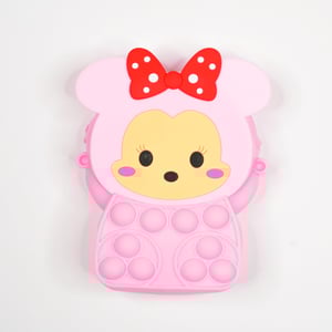 Baby Silicon Popit Bag - Baby Pink