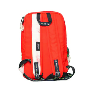 Stripelnc Exclusive Travel Backpack - Red & Creamy Pink